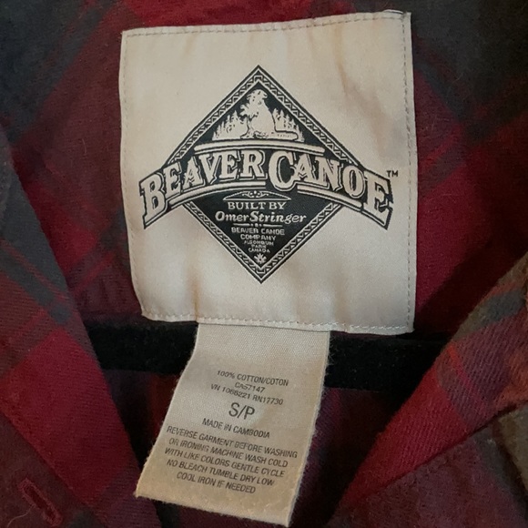 Roots Beaver Canoe button-down flannel shirt - Picture 5 of 5
